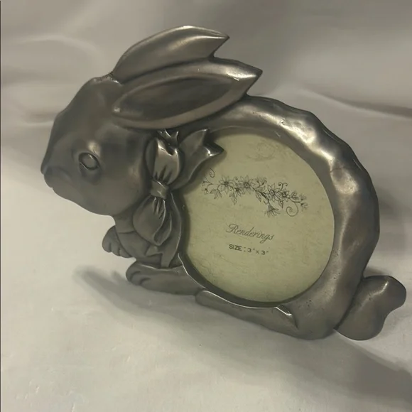Silver Rabbit Photo Frame - Picture 4 of 4